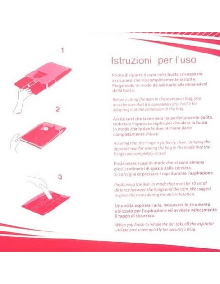 dealo custodia sottovuoto indumenti 70x100cm - con valvola per aspirazione: tuttocasashop.live: prodotti per bucato e tessuti