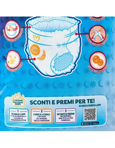 pampers sole e luna mutandino - 18 pannolini taglia 4 maxi 7-18 kg: tuttocasashop.live: igiene e cura della persona