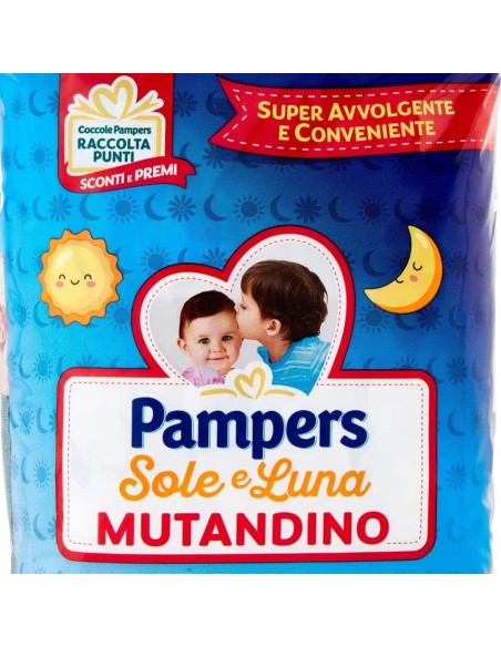 pampers sole e luna mutandino - 18 pannolini taglia 4 maxi 7-18 kg: tuttocasashop.live: igiene e cura della persona