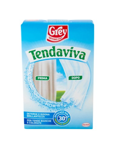 tendaviva grey additivo in polvere 500g - ravviva e rinnova i tendaggi: tuttocasashop.live: prodotti per bucato e tessuti
