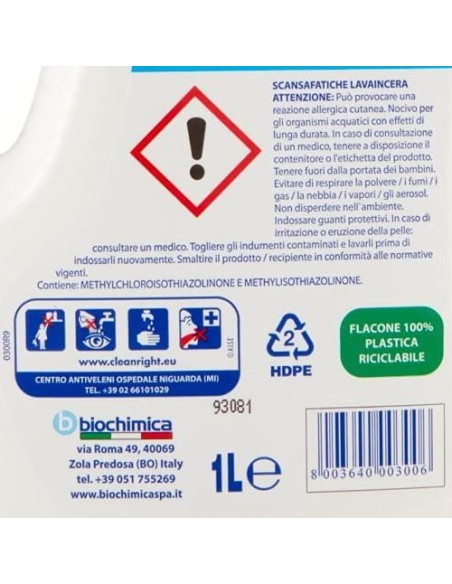scansafatiche lavaincera pavimenti - 1 litro - lava e lucida: tuttocasashop.live: pulizia e cura della casa