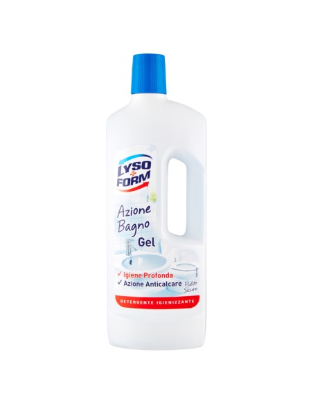 lysoform detergente bagno gel 750ml - igienizzante anticalcare: tuttocasashop.live: pulizia e cura della casa
