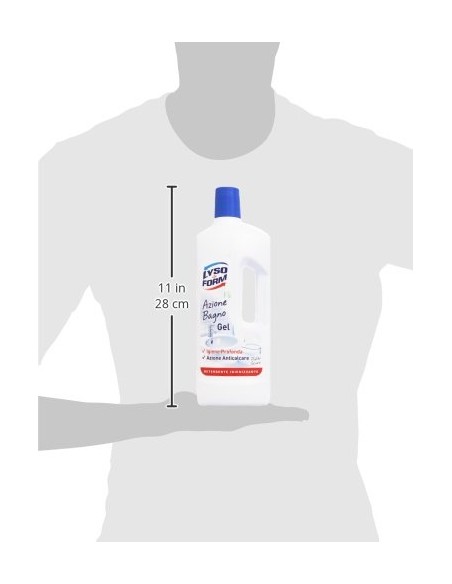 lysoform detergente bagno gel 750ml - igienizzante anticalcare: tuttocasashop.live: pulizia e cura della casa