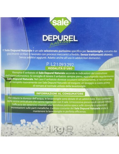 depurel sale per macchine lavastoviglie 1kg - salgemma: tuttocasashop.live: pulizia e cura della casa