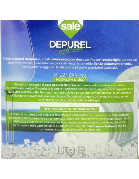depurel sale per macchine lavastoviglie 1kg - salgemma: tuttocasashop.live: pulizia e cura della casa