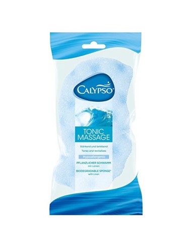 spontex calypso spugna massage (spugna vegetale con lato massaggiante scrub): tuttocasashop.live: igiene e cura della persona