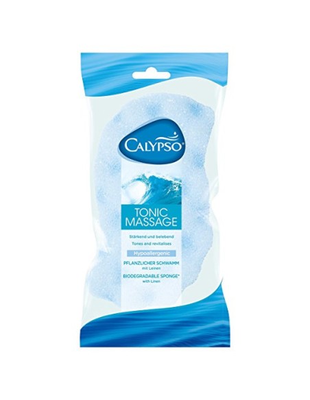 spontex calypso spugna massage (spugna vegetale con lato massaggiante scrub): tuttocasashop.live: igiene e cura della persona