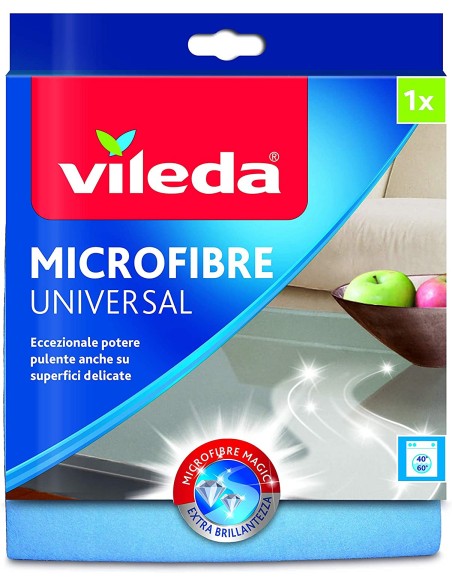 vileda microfibre universal panno multiuso - 36x38cm: tuttocasashop.live: pulizia e cura della casa
