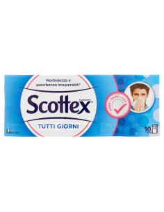 scottex fazzolettini di carta da naso - 10 pacchetti da 9 pezzi: tuttocasashop.live: carta & monouso