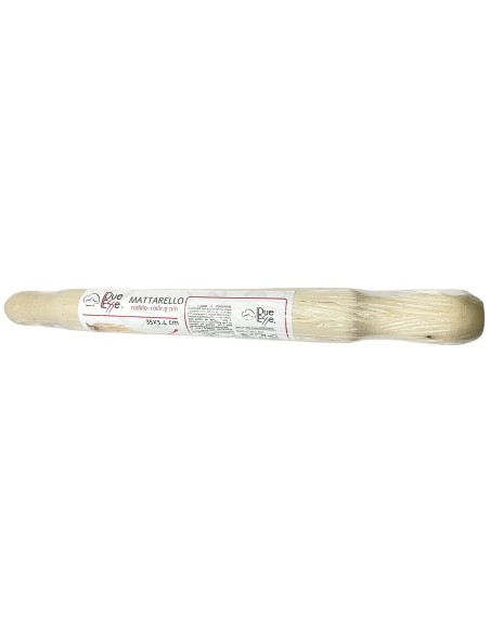 mattarello in legno per sfoglia - 35cm - diametro 35mm: tuttocasashop.live: altro - bazar