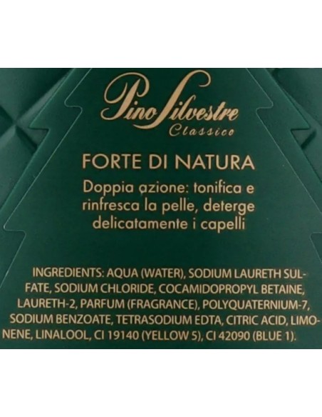 pino silvestre doccia e shampoo 2in1 - 400ml - classico - forte di natura: tuttocasashop.live: igiene e cura della persona