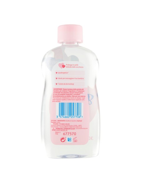 johnson's baby olio 300ml - classico - rosa: tuttocasashop.live: igiene e cura della persona