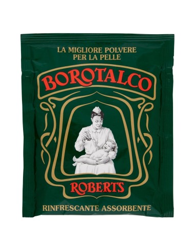 borotalco roberts talco in busta 100g - rinfrescante e assorbente: tuttocasashop.live: igiene e cura della persona