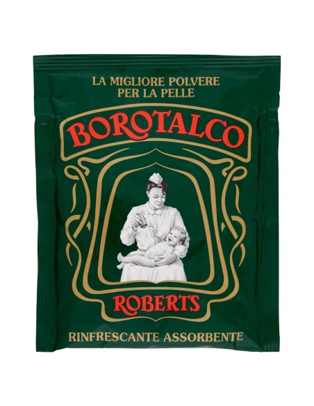 borotalco roberts talco in busta 100g - rinfrescante e assorbente: tuttocasashop.live: igiene e cura della persona