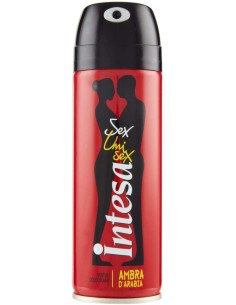 intesa sex unisex deodorante spray 125ml ambra profumo sensuale che attrae: tuttocasashop.live: igiene e cura della persona