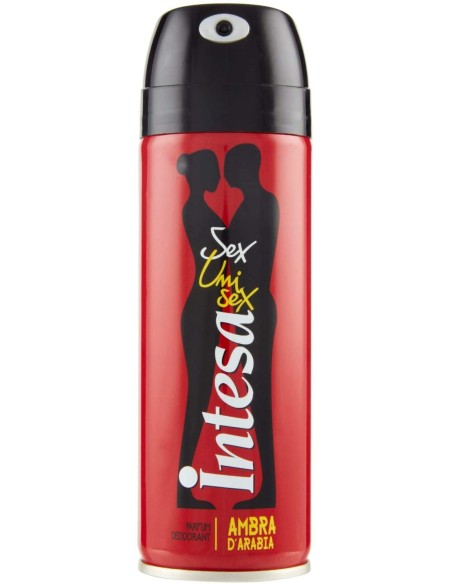intesa sex unisex deodorante spray 125ml ambra profumo sensuale che attrae: tuttocasashop.live: igiene e cura della persona