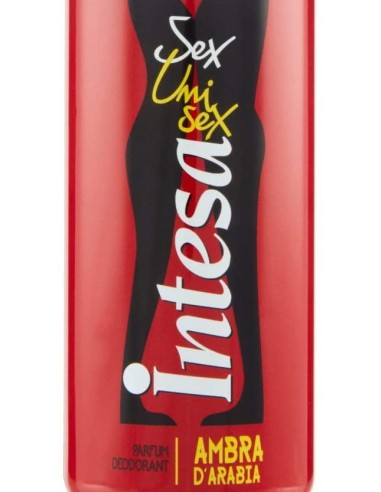 intesa sex unisex deodorante spray 125ml ambra profumo sensuale che attrae: tuttocasashop.live: igiene e cura della persona