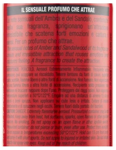 intesa sex unisex deodorante spray 125ml ambra profumo sensuale che attrae: tuttocasashop.live: igiene e cura della persona