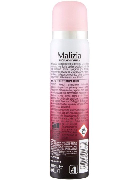 malizia deodorante spray donna - 100ml - certezza: tuttocasashop.live: igiene e cura della persona