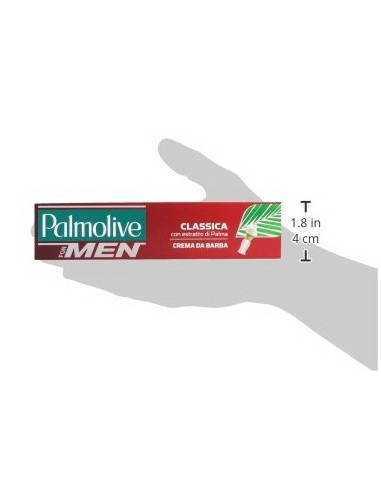 palmolive crema da barba 100ml - classica - con estratto di palma: tuttocasashop.live: igiene e cura della persona