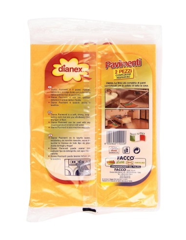dianex panno pavimenti sintetico - confezione da 2 pezzi: tuttocasashop.live: pulizia e cura della casa