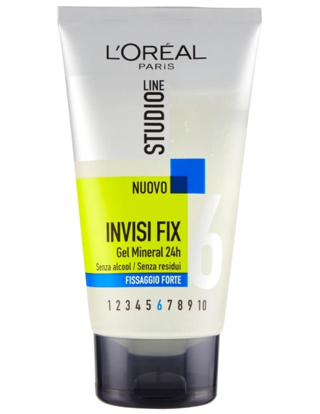 studio line gel per capelli - 150ml - n.6 - invisi fix forte mineral 24h: tuttocasashop.live: igiene e cura della persona