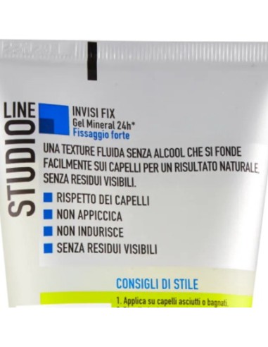 studio line gel per capelli - 150ml - n.6 - invisi fix forte mineral 24h: tuttocasashop.live: igiene e cura della persona