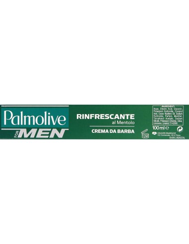 palmolive crema da barba 100ml - al mentolo: tuttocasashop.live: igiene e cura della persona