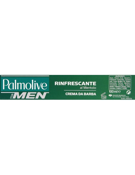 palmolive crema da barba 100ml - al mentolo: tuttocasashop.live: igiene e cura della persona