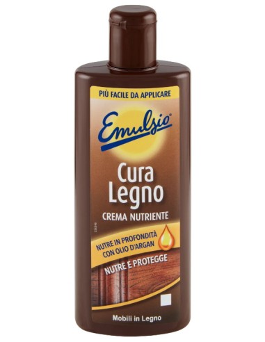 emulsio cura legno crema nutriente 250ml - con olio d'argan - nutre protegge: tuttocasashop.live: pulizia e cura della casa