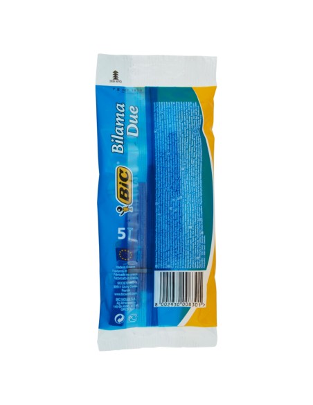 bic bilama due rasoi radi e getta - 5 pezzi: tuttocasashop.live: igiene e cura della persona