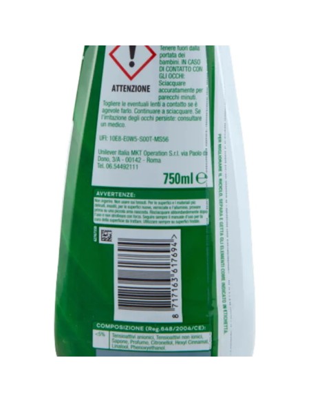 cif crema detergente cremoso - 750ml - classico: tuttocasashop.live: pulizia e cura della casa