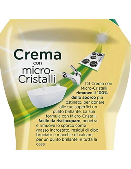 cif crema detergente cremoso - 750ml - limone: tuttocasashop.live: pulizia e cura della casa