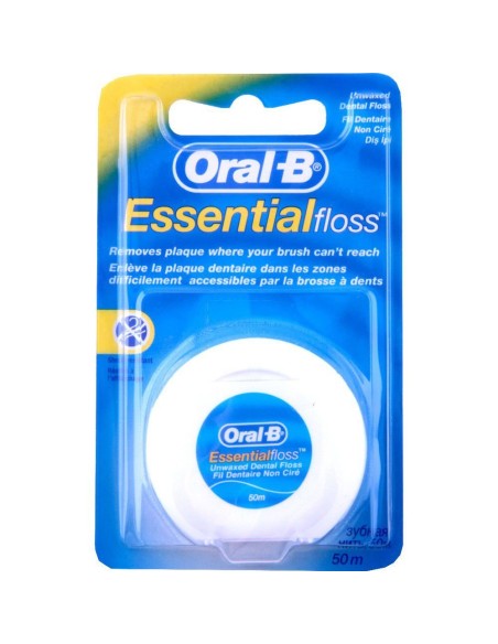 oral-b essential floss - filo interdentale non cerato - 50 metri - art.012: tuttocasashop.live: igiene e cura della persona