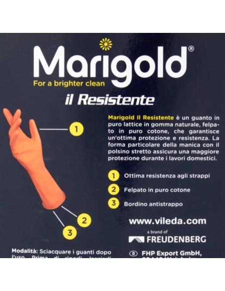 marigold resistente guanti taglia l 8.5 grande: tuttocasashop.live: pulizia e cura della casa