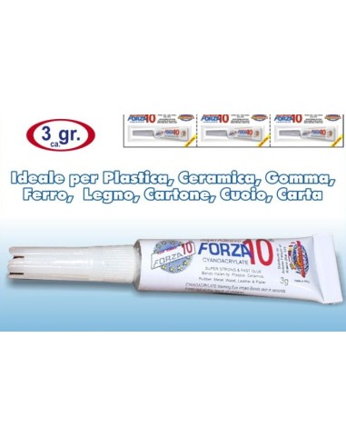 forza10 super adesivo istantaneo - 3 grammi - multimateriale: tuttocasashop.live: altro - bazar