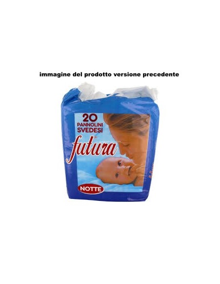 futura pannolini svedesi striscia notte - 20pz - incontinenza o post parto: tuttocasashop.live: igiene e cura della persona