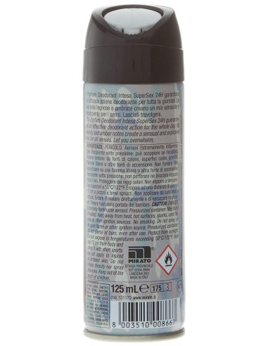 intesa sex unisex deodorante spray 150ml supersex sensual desiderio: tuttocasashop.live: igiene e cura della persona