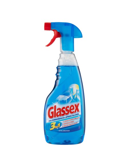 glassex detergente multiuso 500ml - con ammoniaca: tuttocasashop.live: pulizia e cura della casa