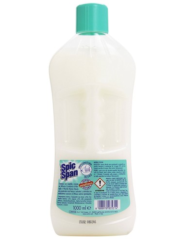 spic&span detergente liquido per pavimenti 1l - marsiglia e muschio bianco: tuttocasashop.live: pulizia e cura della casa