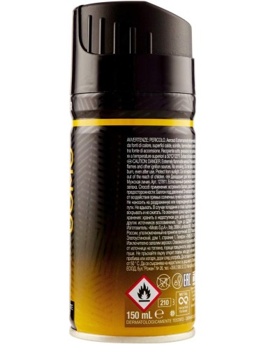 malizia uomo deodorante spray - 150ml - amber: tuttocasashop.live: igiene e cura della persona