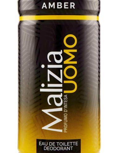 malizia uomo deodorante spray - 150ml - amber: tuttocasashop.live: igiene e cura della persona