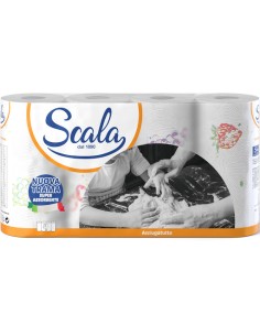 scala carta casa trapuntata asciugatutto - 4 rotoli: tuttocasashop.live: carta & monouso