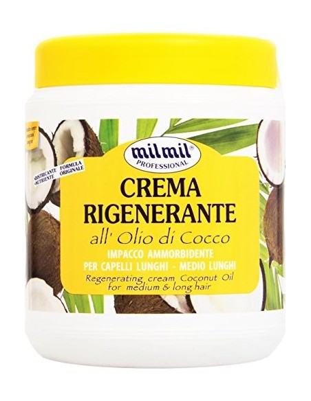 mil mil crema rigenerante per capelli - 1000ml - cocco: tuttocasashop.live: igiene e cura della persona