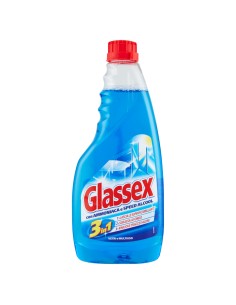glassex detergente multiuso 500ml - con ammoniaca - ricarica: tuttocasashop.live: pulizia e cura della casa