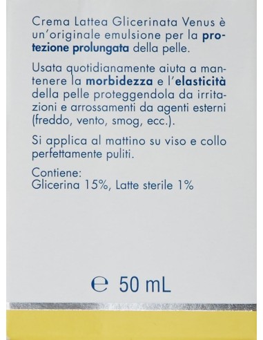 venus crema viso 50ml - glicerinata - protettiva emoliente: tuttocasashop.live: igiene e cura della persona