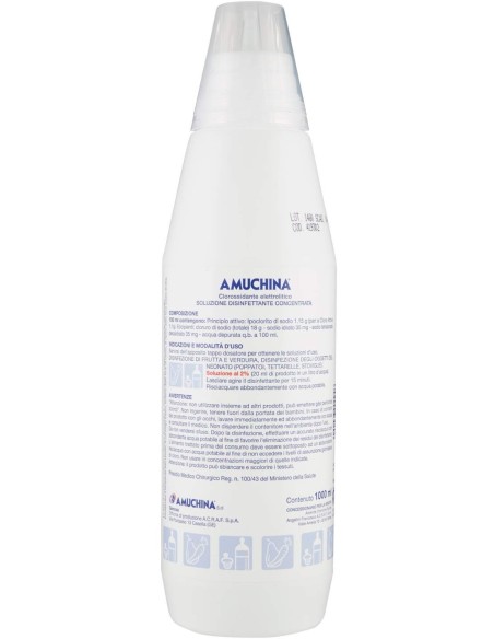 amuchina soluzione disinfettante concentrata - 1 litro: tuttocasashop.live: pulizia e cura della casa
