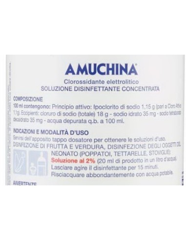 amuchina soluzione disinfettante concentrata - 1 litro: tuttocasashop.live: pulizia e cura della casa