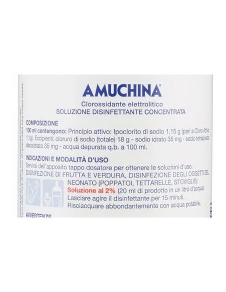amuchina soluzione disinfettante concentrata - 1 litro: tuttocasashop.live: pulizia e cura della casa