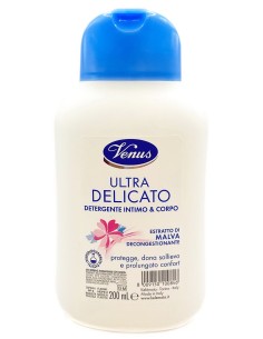 venus detergente intimo 200ml - ultra delicato - con estratto di malva: tuttocasashop.live: igiene e cura della persona